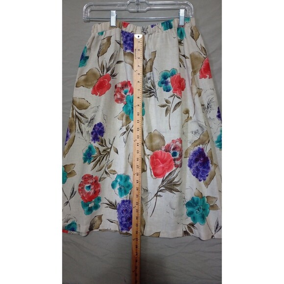 Vtg 80s Good Times Suit Sz 16 2Pc Set Blazer Jacket Floral Skirt USA Grannycore - Picture 7 of 7